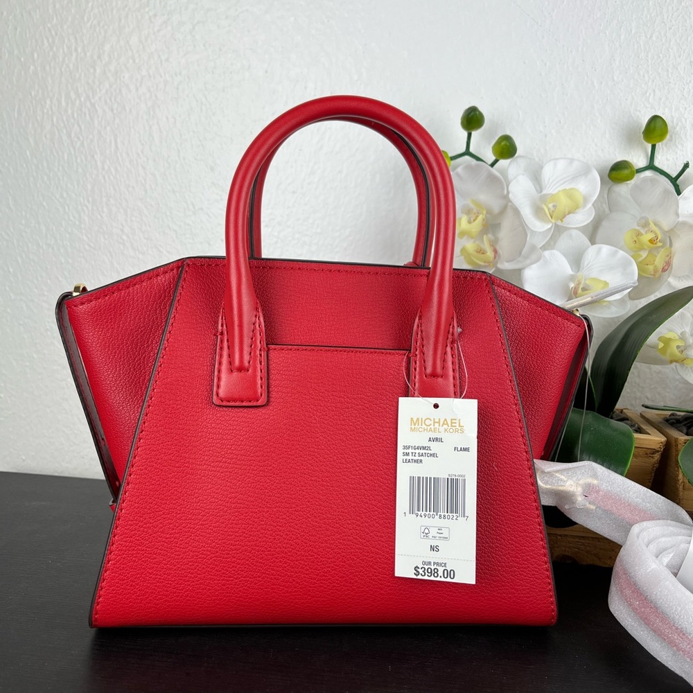 Michael Kors Avril SM TZ Satchel - Picture 9 of 11